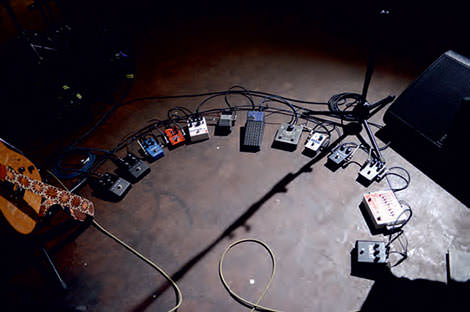 Bei Fred Frith (Foto: Lutz Voigtländer)