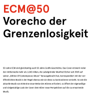 ECM@50 – 50 beispielhafte Cover