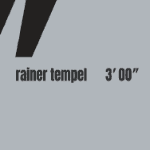 Rainer Tempel – 3'00'' (Cover)