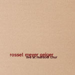 Rosset Meyer Geiger – Live At Marsoel Chur (Cover)