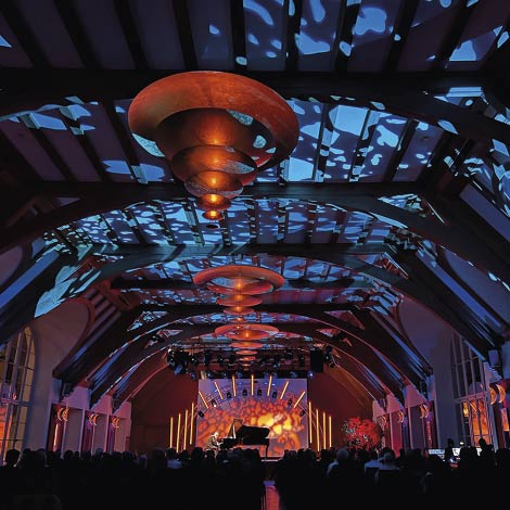 Konzertsaal, Schloss Elmau Konzertsaal (Foto: Schloss Elmau)