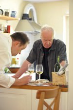 Dieter Ilg und Pierre Favre beim Vino Toscana