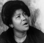 Sängerin Mahalia Jackson