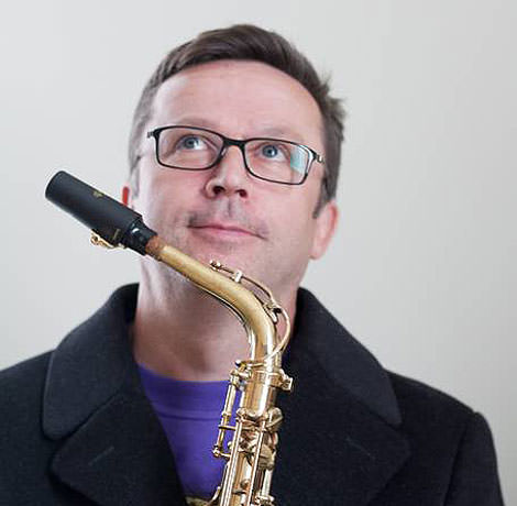 Saxofonist Max Nagl